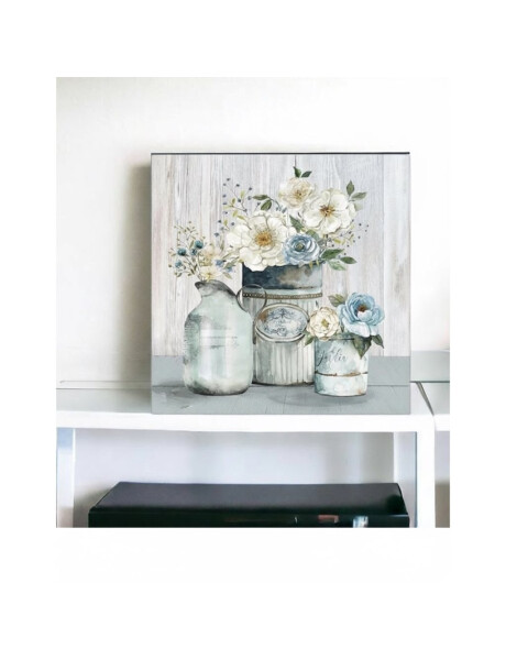 CUADRO CANVAS 40x40cm FLOR ANÉMONA BLANCA CUADRO CANVAS 40x40cm FLOR ANÉMONA BLANCA