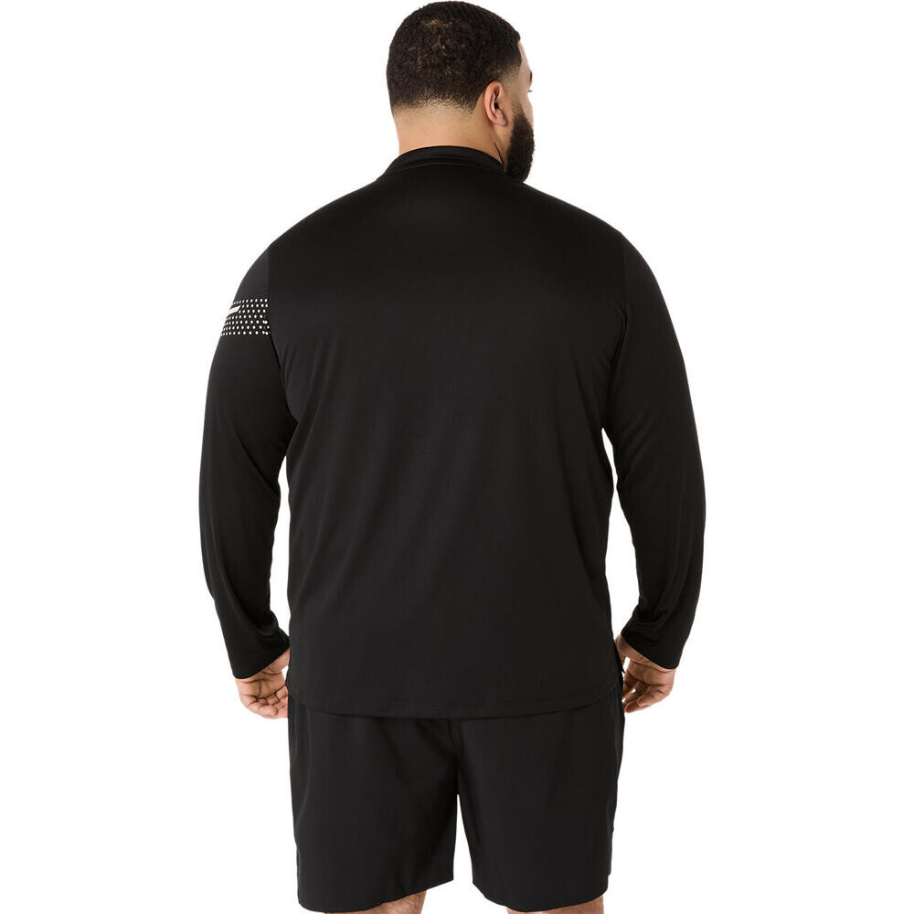 ASICS Icon Ls 1/2 Zip - Hombre Performance Black