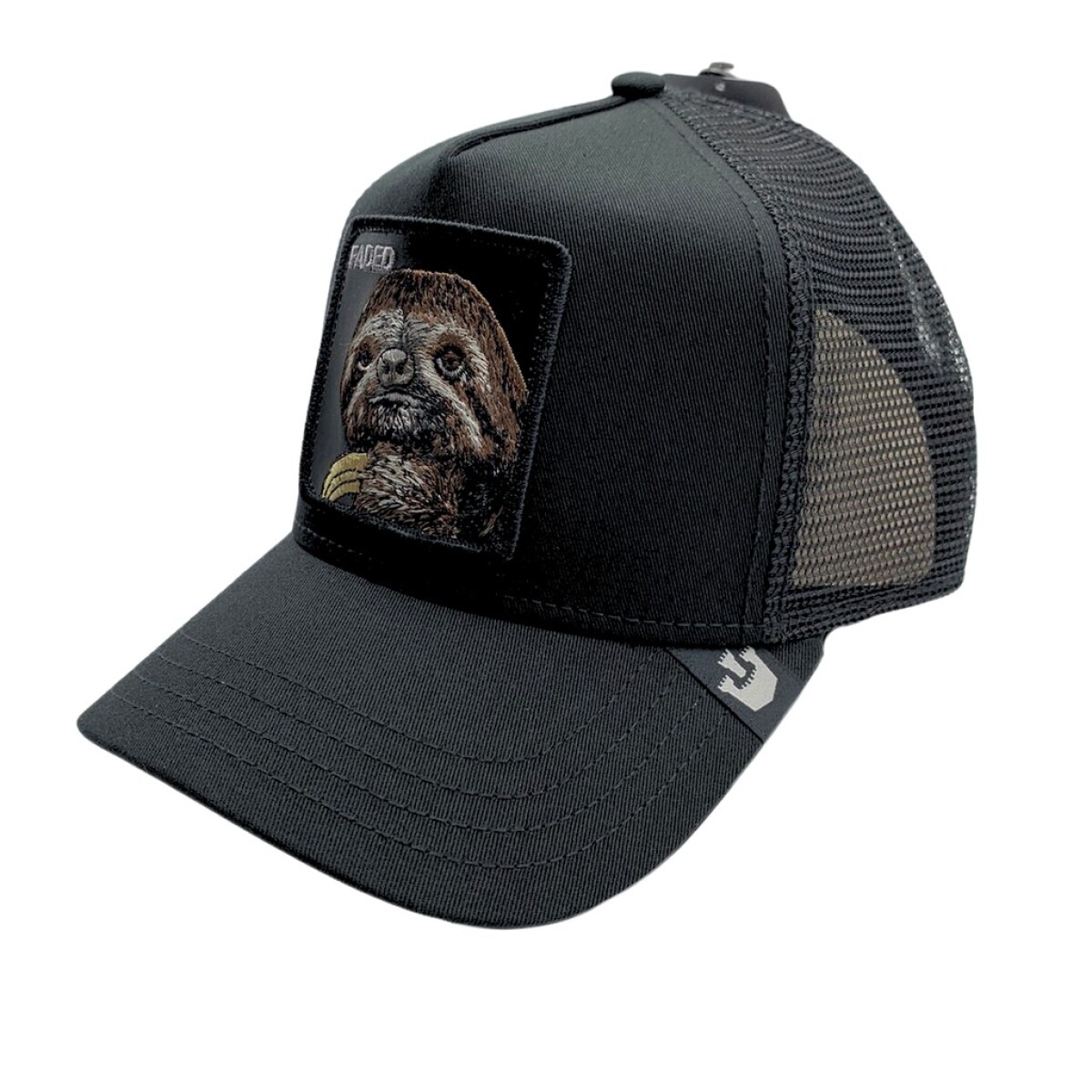 Gorra Goorin Bros Trucker Baseball - The Faded Sloth - Negro 
