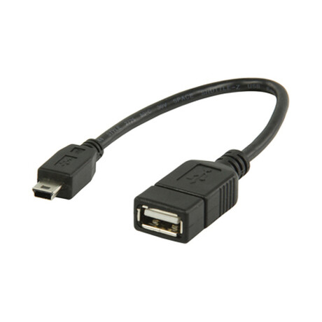 Cable adaptador USB a USB Mini Hembra/Macho Cable adaptador USB a USB Mini Hembra/Macho