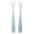Set x2 cucharas fase 1 BUBA silicona celeste