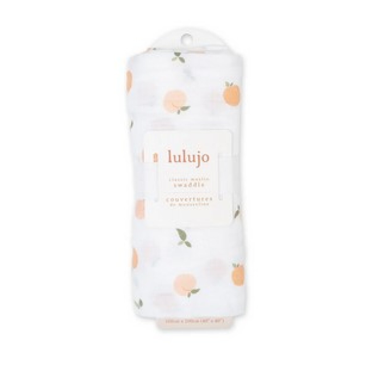 LJ4 - Manta Muselina Lulujo 100x100 Peaches Lulujo 