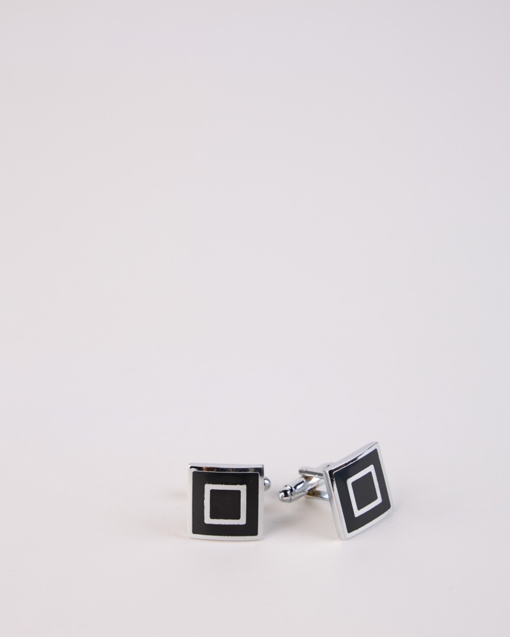 Gemelos Acero con Negro Gemelos Acero con Negro