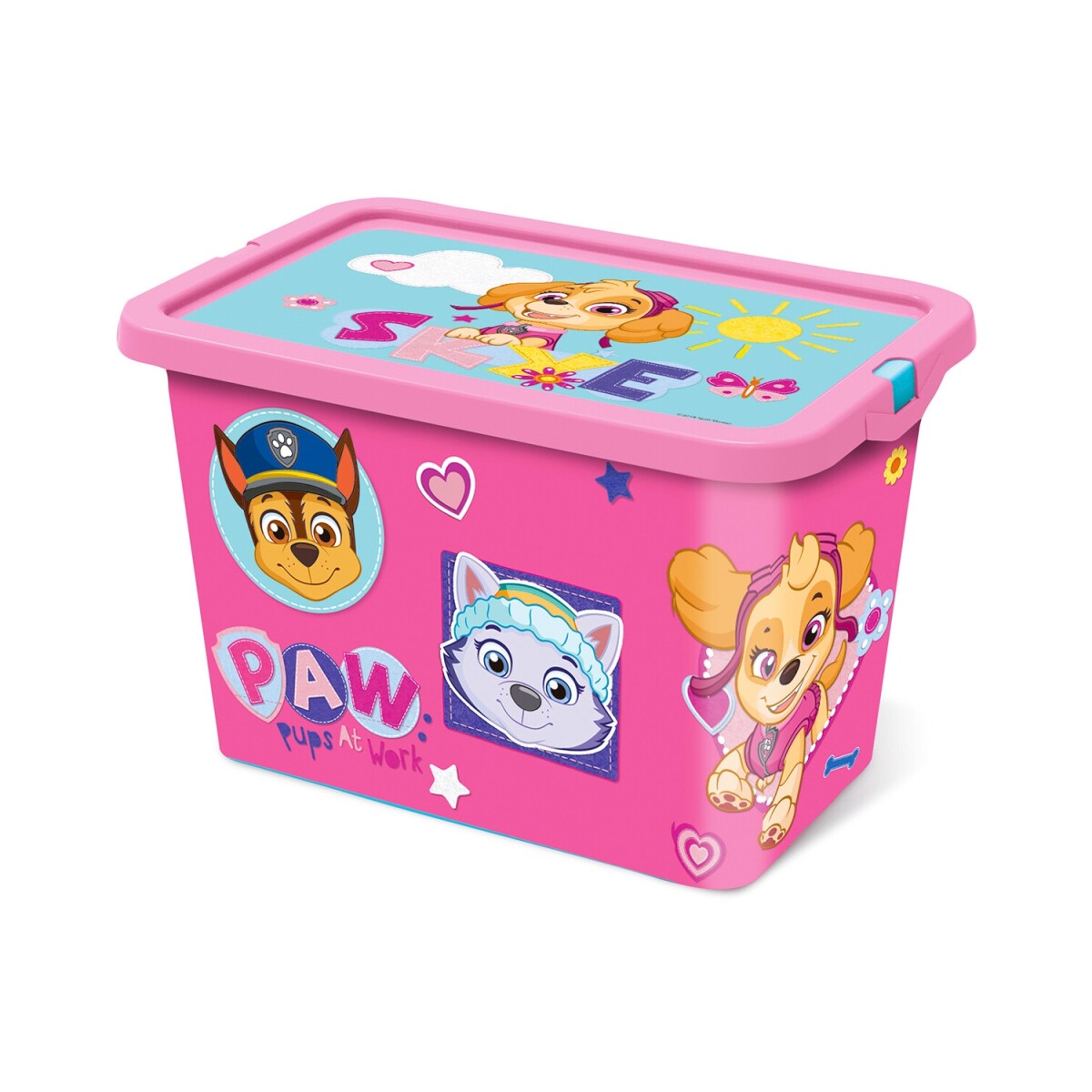 Caja organizadora infantil con tapa Plasútil 7 litros - Paw Patrol 