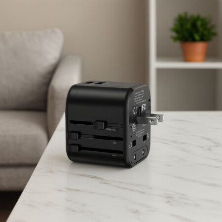 CARGADOR DE VIAJE T55 12W USAMS NEGRO