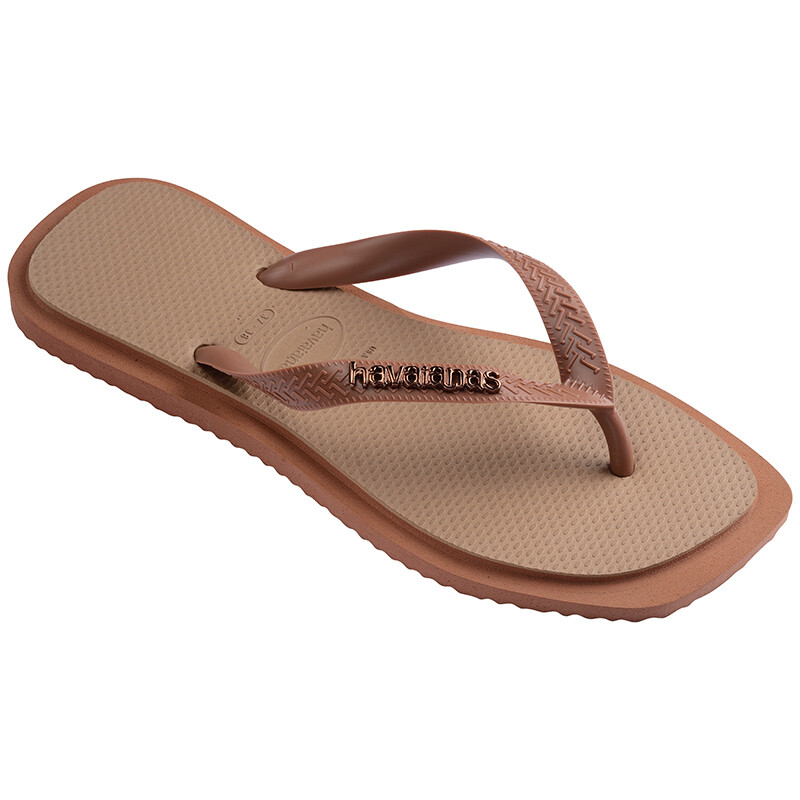 Ojotas Havaianas Top Square Fusion Marrón