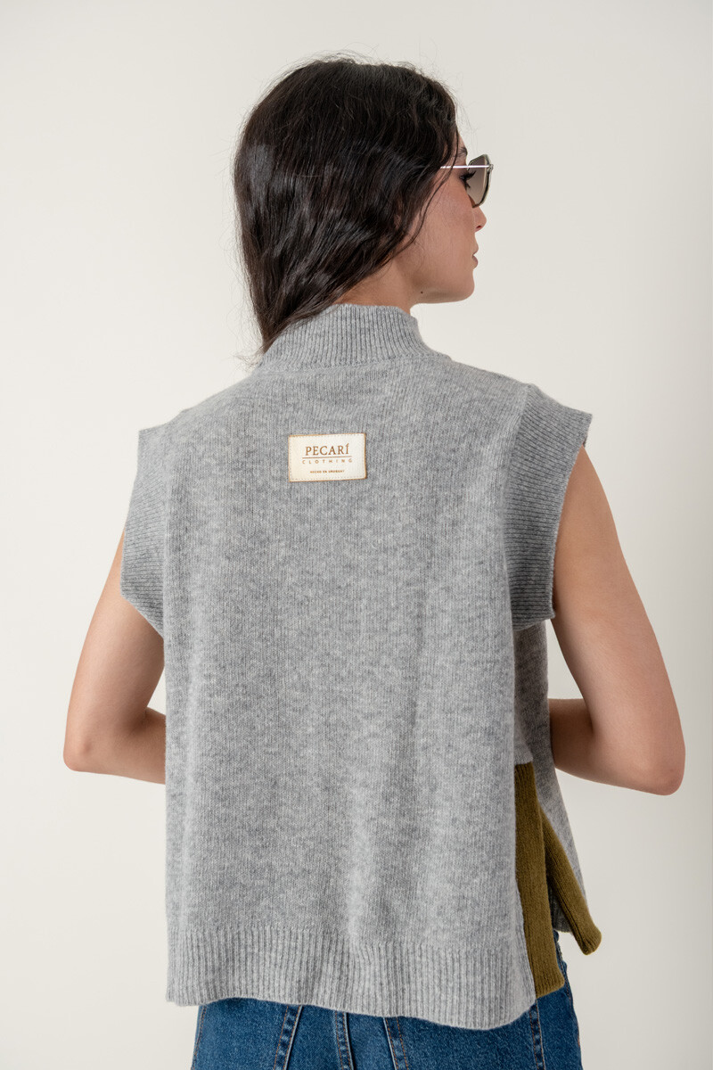 Chaleco belen Gris