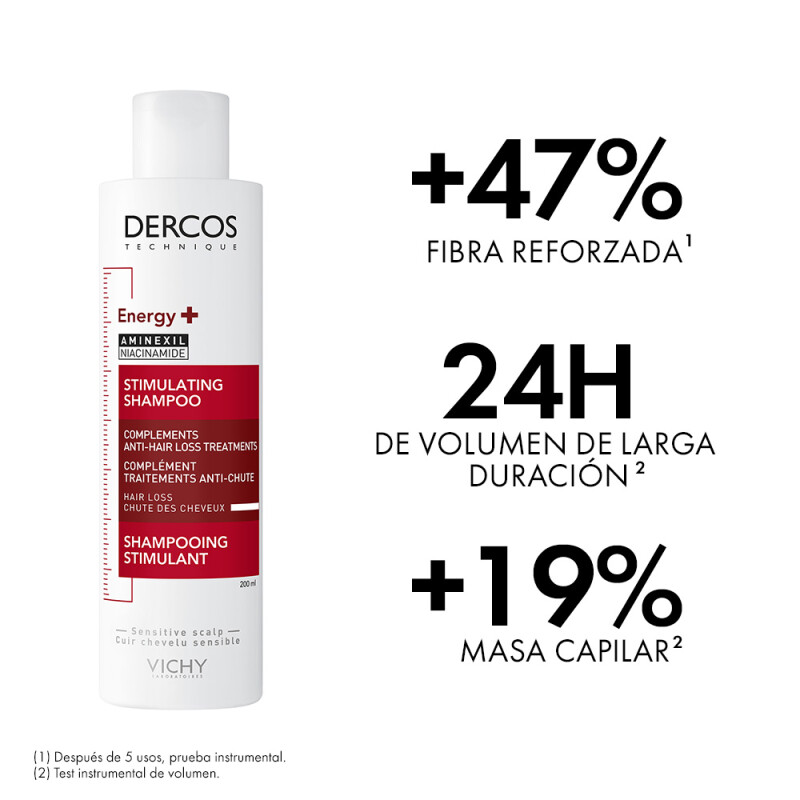 Shampoo Dercos Estimulante Anticaída 200 Ml. Shampoo Dercos Estimulante Anticaída 200 Ml.