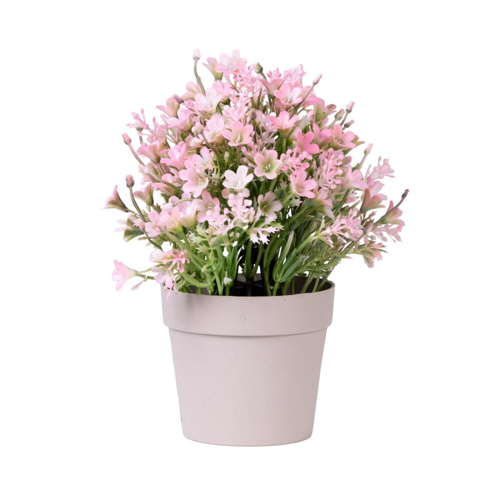 PLANTA EN MACETA PLANTA-ARTIFICIAL ROSA 05523028
