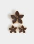 Broches Sets Con flores Set De Broches - Combinacion Bicolor