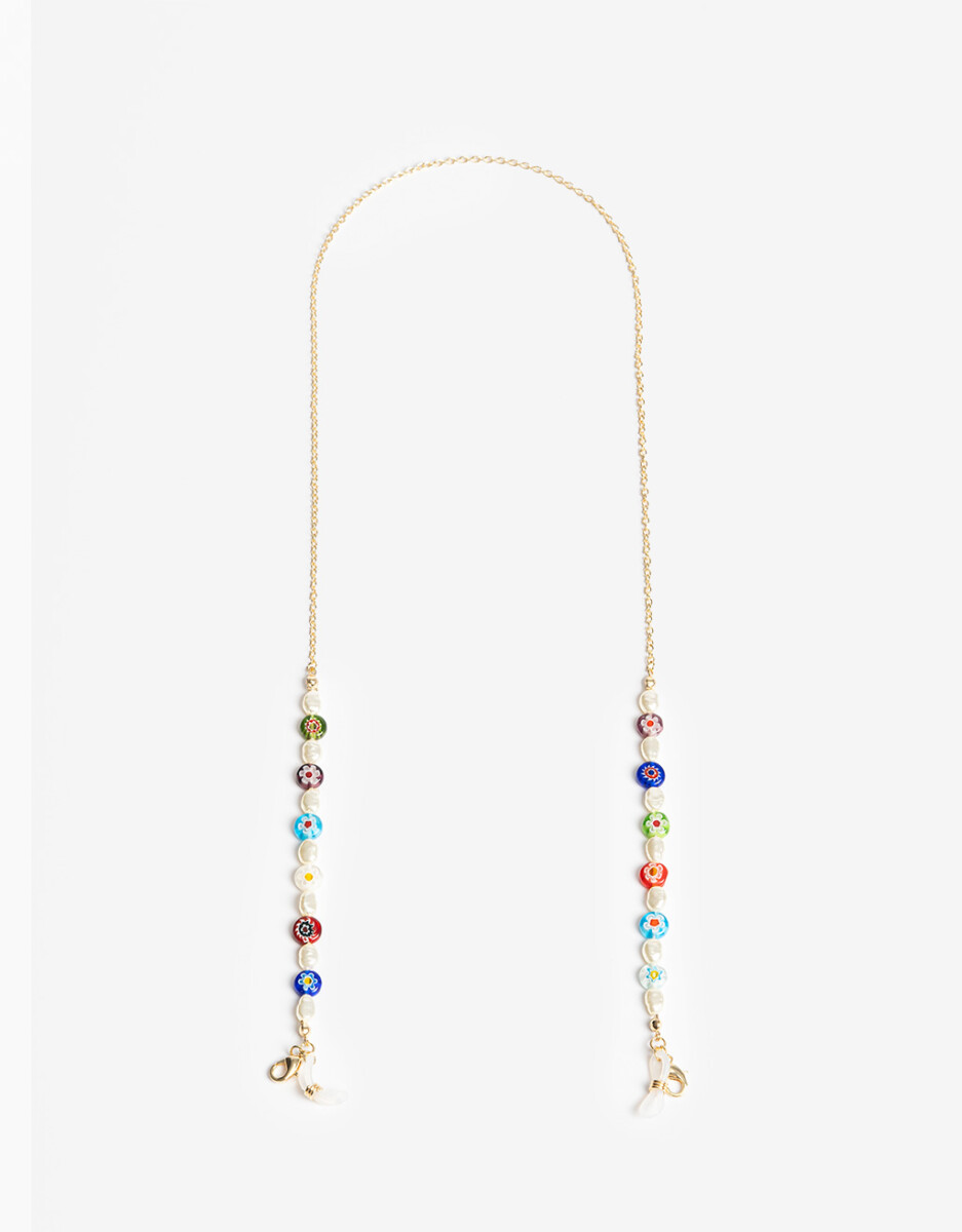 Holder Anteojos Con Beads Y Perlas 