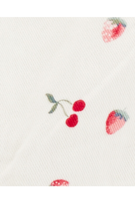 Jumper de algodón, diseño cerezas Sin color