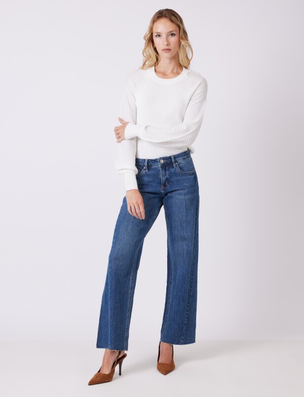 Jean Wide Leg Cortes JEAN OSCURO