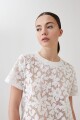 Blusa encaje blanco