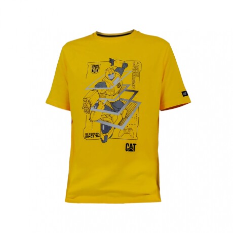 REMERA CATERPILLAR TRANSFORMERS BUMB LEMON