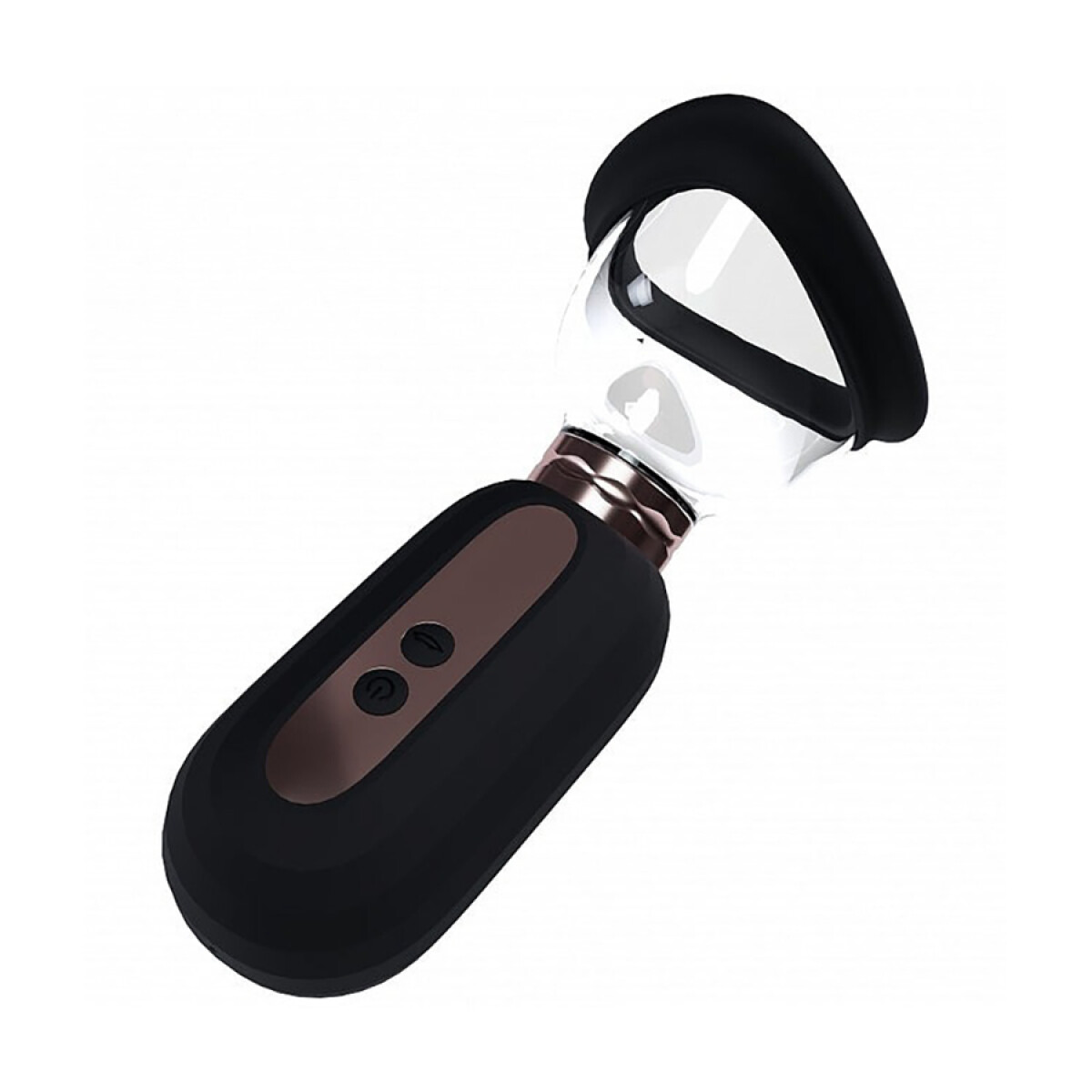 Bomba Automatica Dazzling Vulva and Breast - Negro 