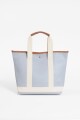 Totebag con asa corta CELESTE