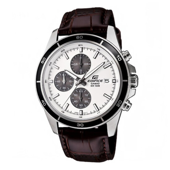 Reloj CASIO EDIFICE EFR526L-7AVUDF Cuero Marron Esfera 51mm 0