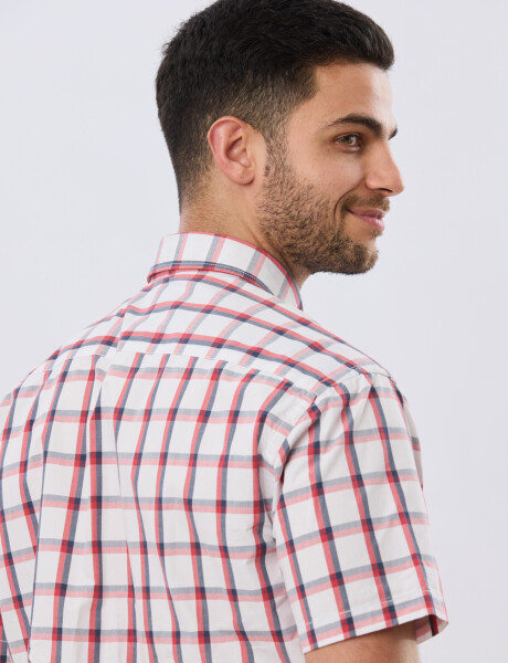 CAMISA CUADROS Rojo