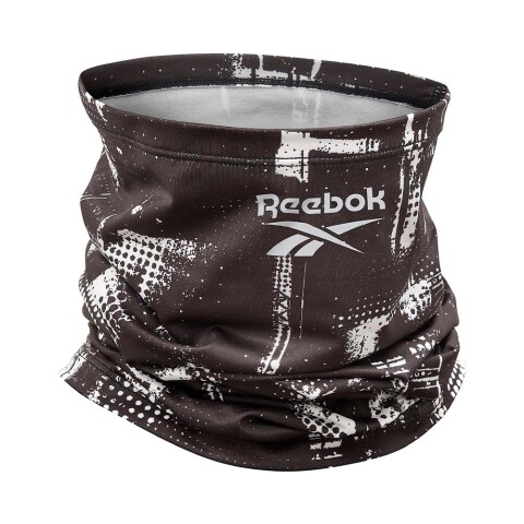 Cuello Térmico Running Reebok Gris Con Blanco Diseño