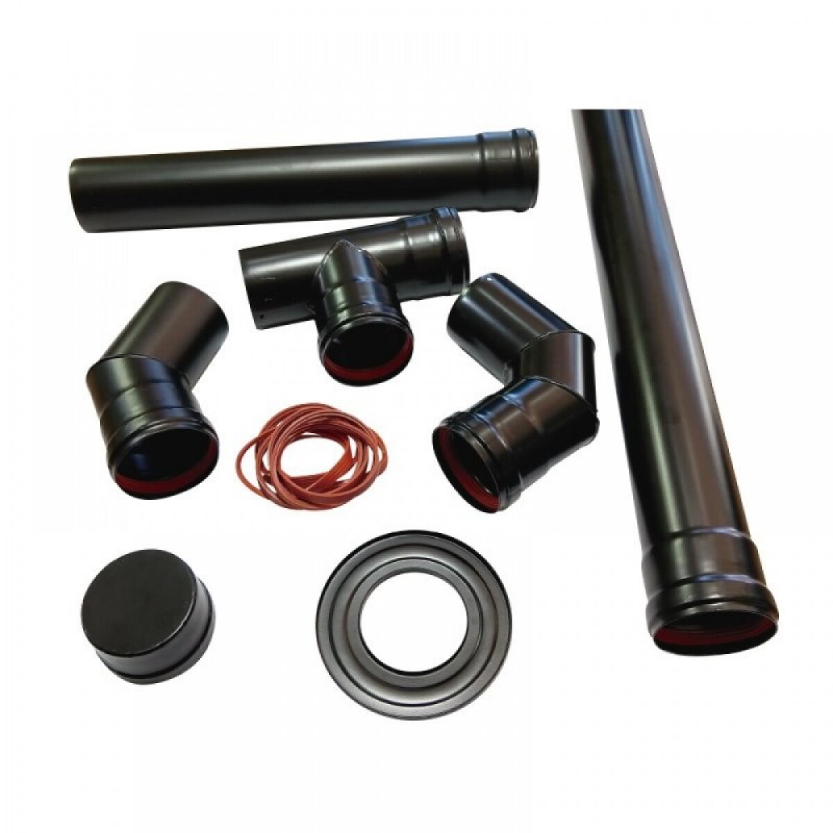 Kit de Instalación para Calefactor a Pellet Ø 80 mm 