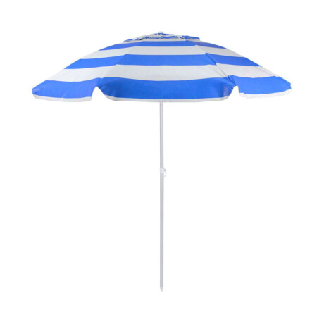 Sombrilla Para Playa Uv Bel 100 X 160 Cm Bco/Azul