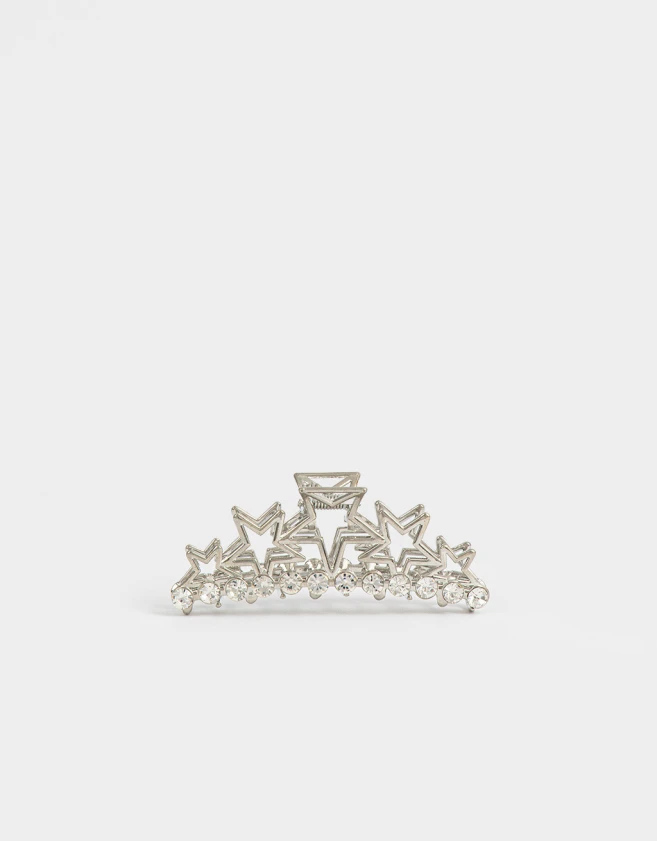 Broche Con strass Broche Con Strass - Plateado