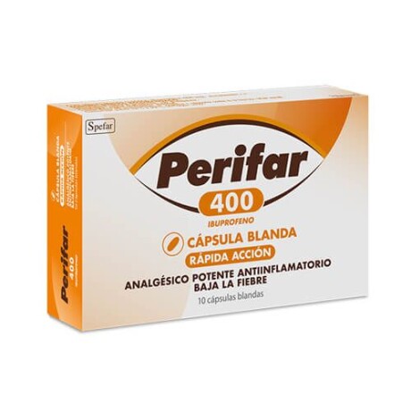 Perifar 400 mg 10 cápsulas blandas Perifar 400 mg 10 cápsulas blandas