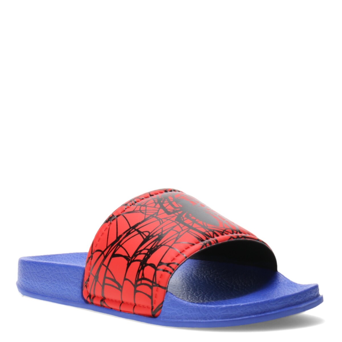 Sandalias Infantiles Marvel Slide Spiderman - Azul - Rojo 