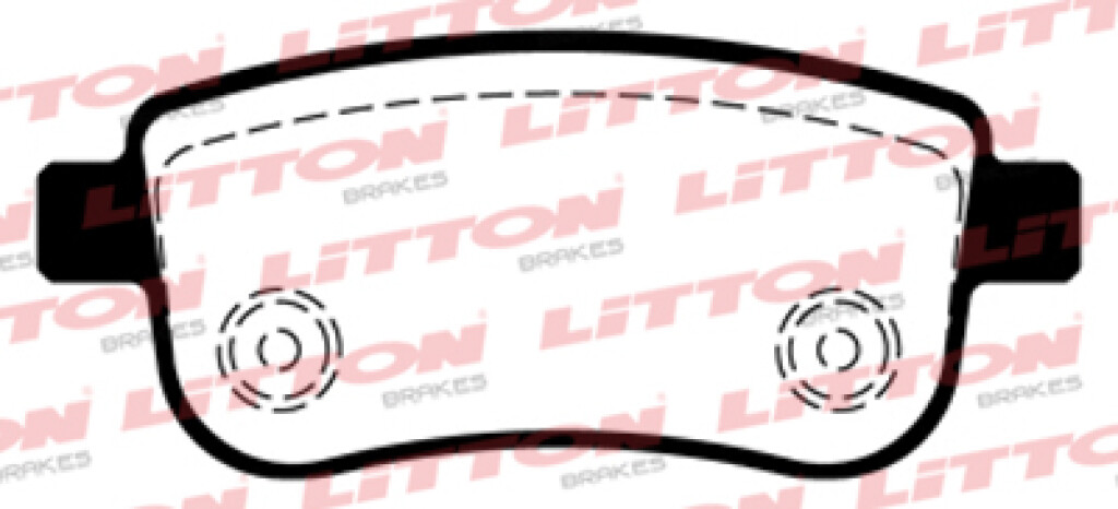 PASTILLAS DE FRENO RENAULT SWIFT 06/ FLUENCE 2.0 SIST.BOSCH TRASERA LITTON