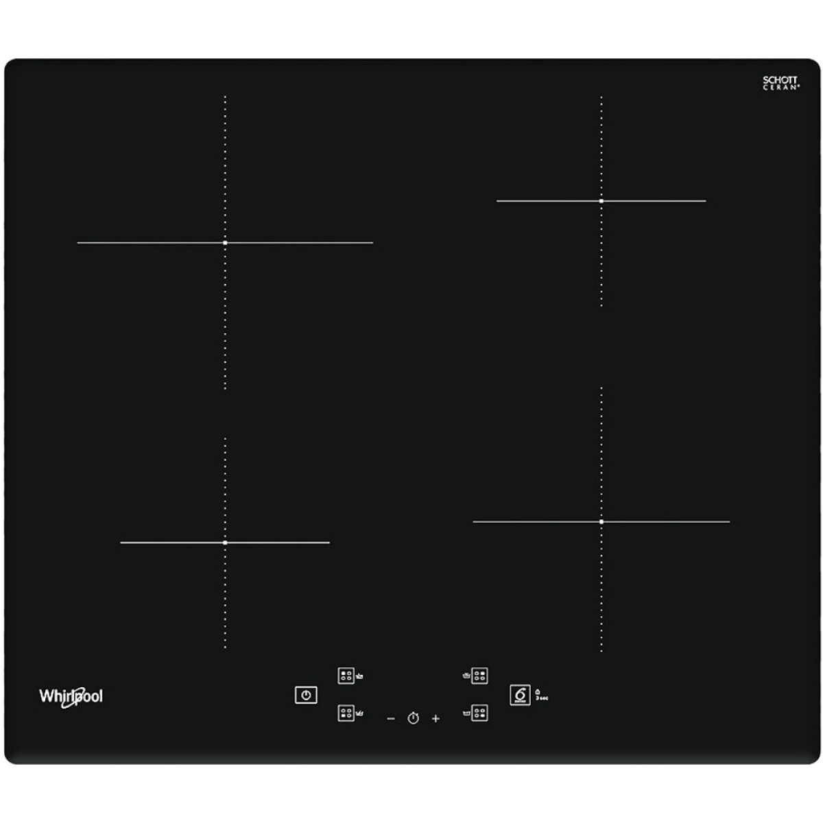 Anafe Whirpool Induccion 4 H Vitro 