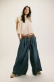 PANTALON WIDE SCOUT Azul