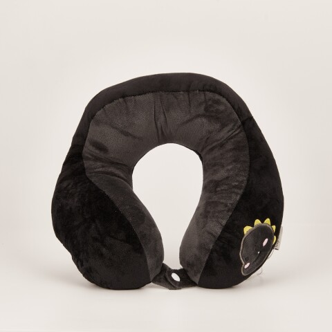 ALMOHADA PARA EL CUELLO EN FORMA DE U CON DOBLE JOROBA (NEGRO) ALMOHADA PARA EL CUELLO EN FORMA DE U CON DOBLE JOROBA (NEGRO)