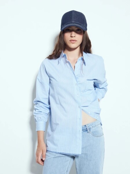 CAMISA P.CAKE CASTILANA CELESTE