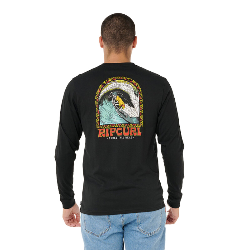 Remera Rip Curl Shredding - Negro Remera Rip Curl Shredding - Negro