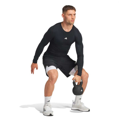 Remera Techfit Tee De Hombre Negro
