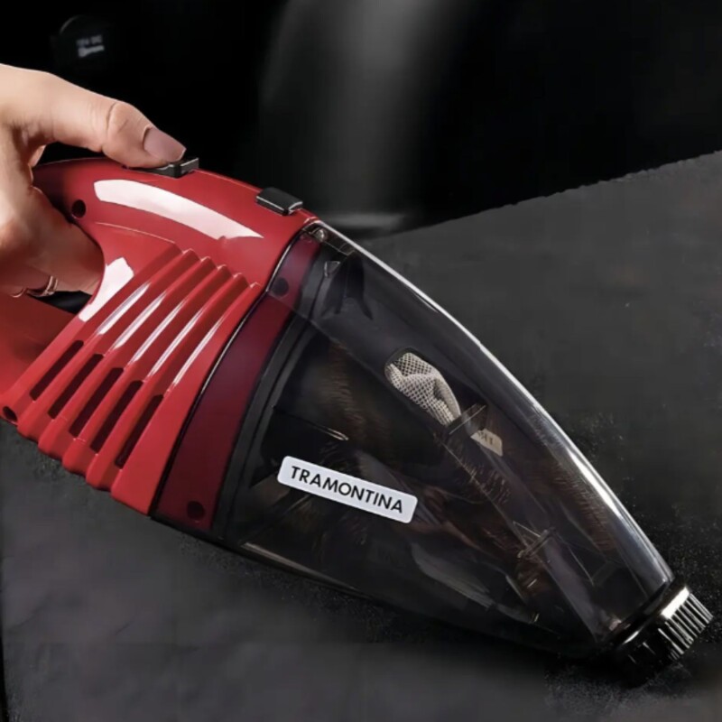 Aspiradora portátil para auto Tramontina 12V 60W Aspiradora portátil para auto Tramontina 12V 60W