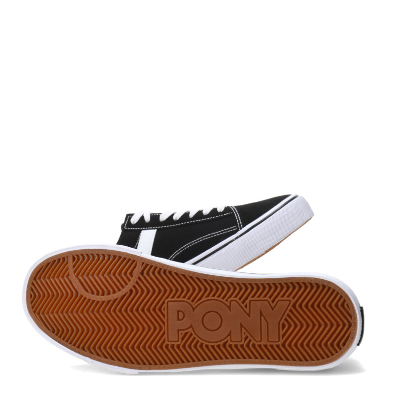 Championes Unisex PONY Casual Negro - Blanco