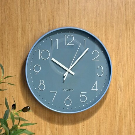 Reloj Pared Redondo azul piedra Ø 30cm Reloj Pared Redondo azul piedra Ø 30cm