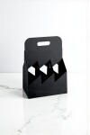 Porta botella 6 botellas 22,5x15x32 cm. - NEGRO Porta botella 6 botellas 22,5x15x32 cm. - NEGRO