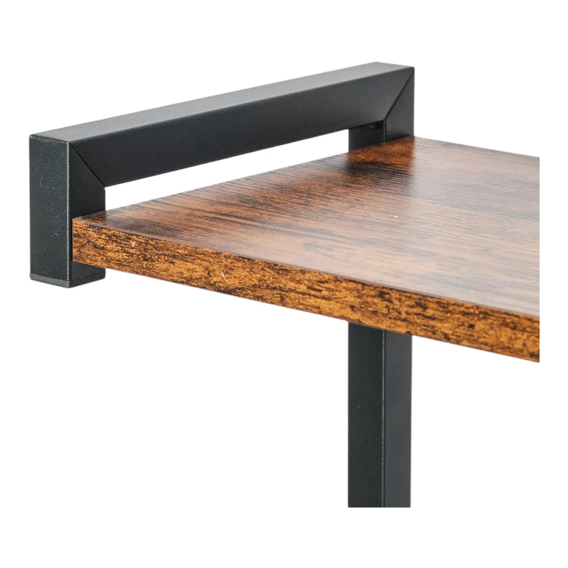 Mueble auxiliar Rack organizador 4 niveles de cocina Hierro y MDF Sin Color