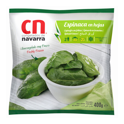 Espinaca en Hojas Navarra 400Grs Espinaca en Hojas Navarra 400Grs