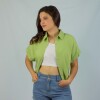 Camisa Lino Slowly Light Green