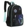 Mochila Trendy Escolar con porta botellas y llavero Negro