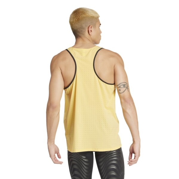 Musculosa Adidas Adizero Running Singlet Amarillo