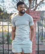 Polo Manga Corta Fit The Training Day Tee Hombre Mid Grey Htr