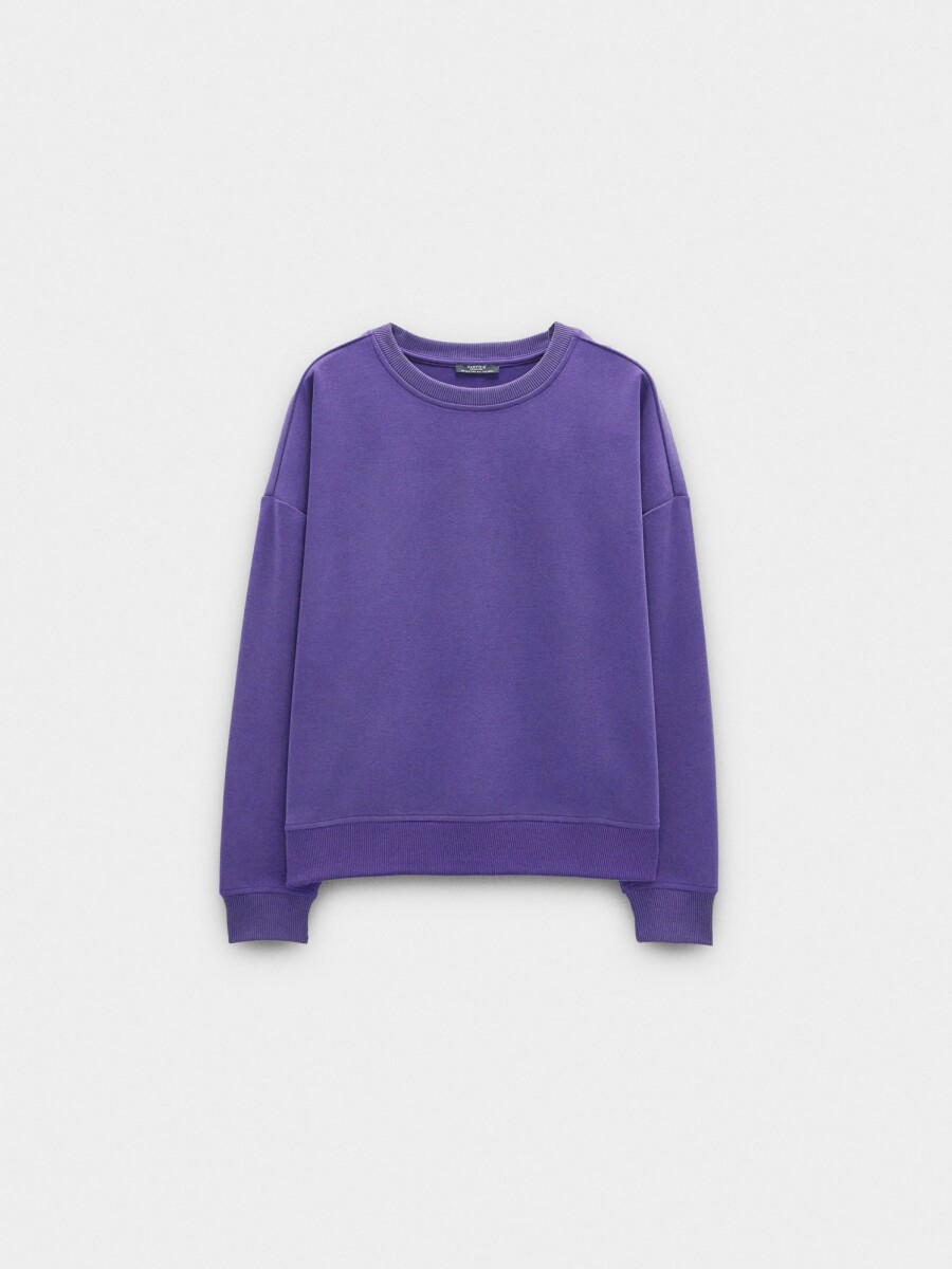 Sudadera Básica violeta