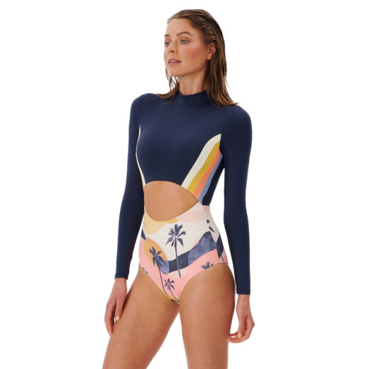 Lycra Rip Curl Melting Waves - Azul Lycra Rip Curl Melting Waves - Azul