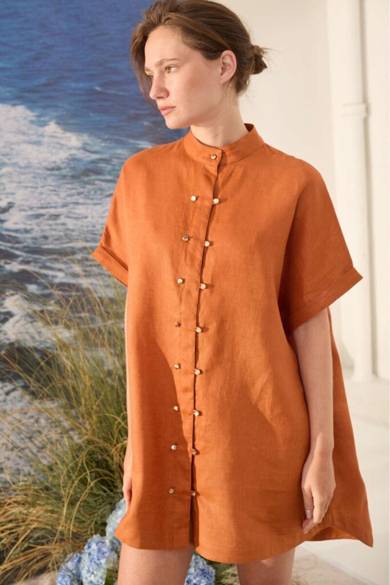 Vestido Japon - Terracota 