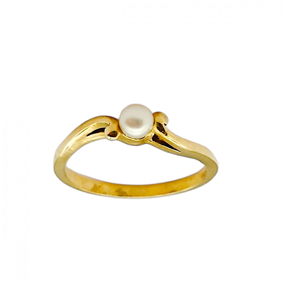 Anillo Solitario-Oro bajo-Perla-AN8165 - conperla 